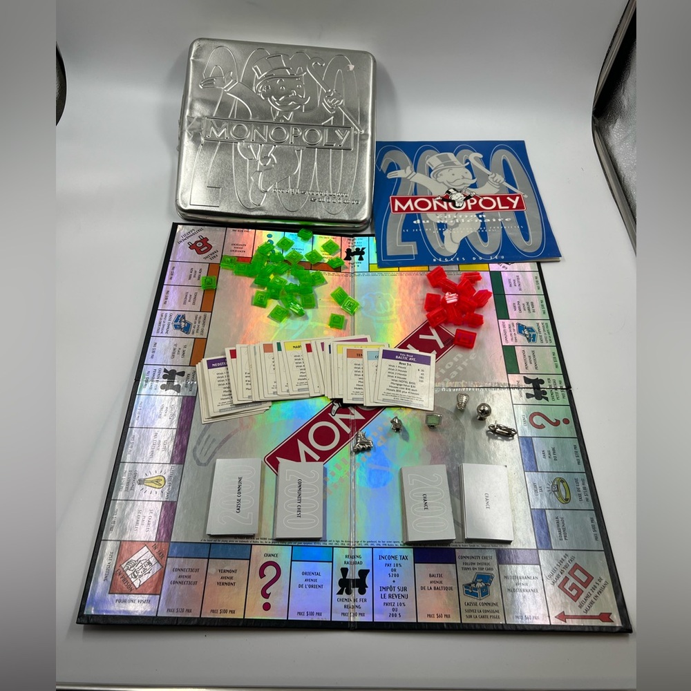 Monopoly Millennium Edition Game Incomplete